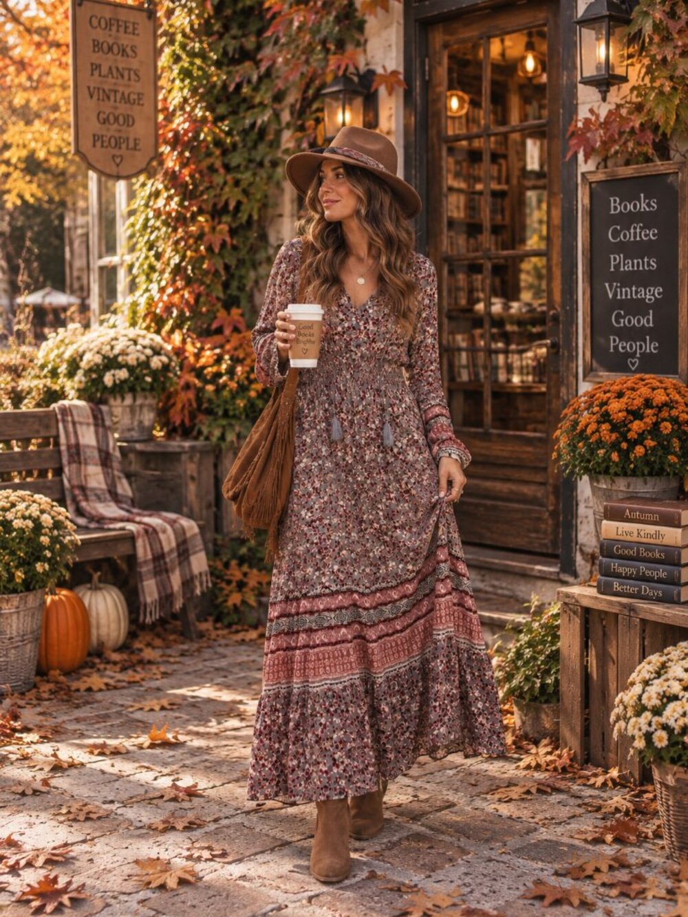 Knox Rose Autumn Midi Dress